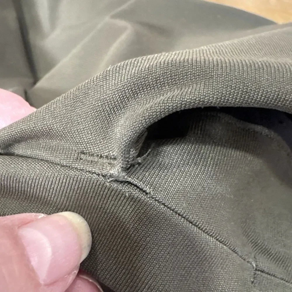 Lululemon Pants Mens 32x27 Dark Olive Green Commission‎ Pant Slim Warpstreme
